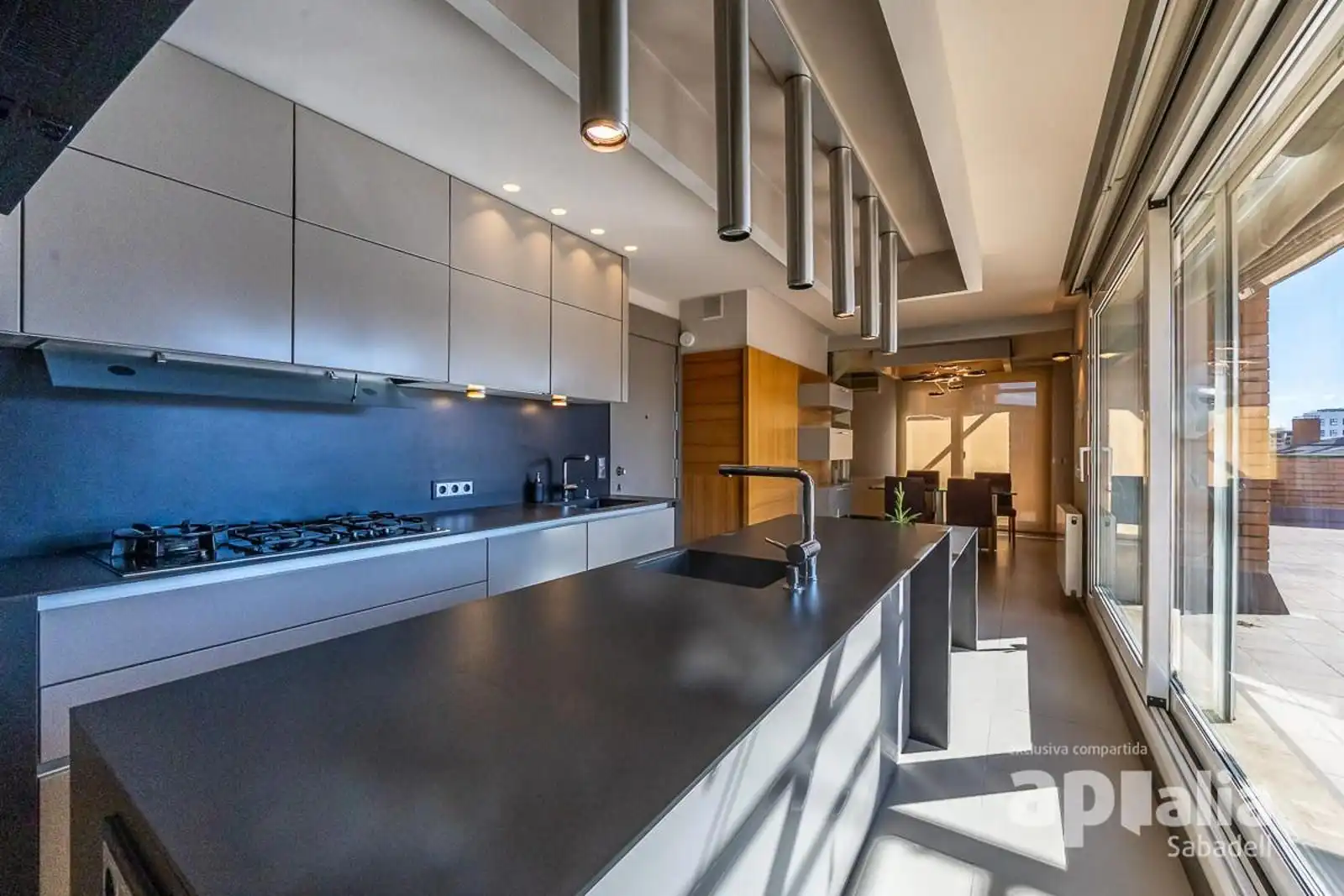 Cocina de Ático en venta en Sabadell con Aire acondicionado, Calefacción y Parquet