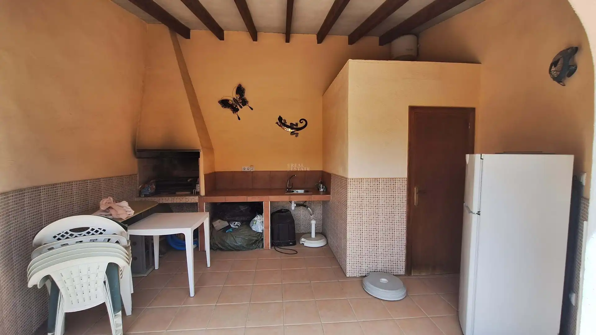 Cuina de Casa o xalet en venda en La Font d'en Carròs amb Aire condicionat, Calefacció i Terrassa