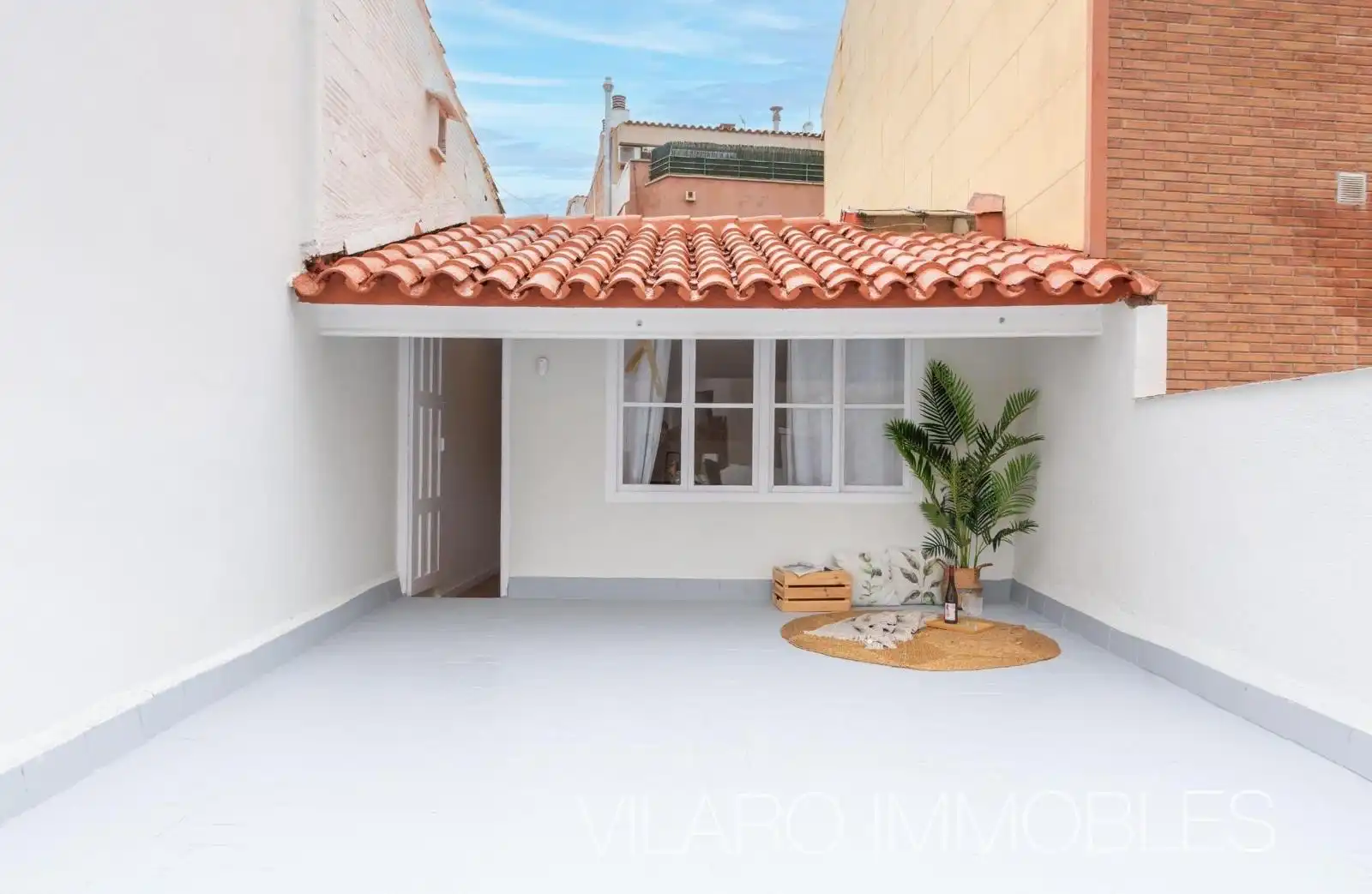 Vista exterior de Casa adosada en venda en Terrassa amb Calefacció, Parquet i Terrassa