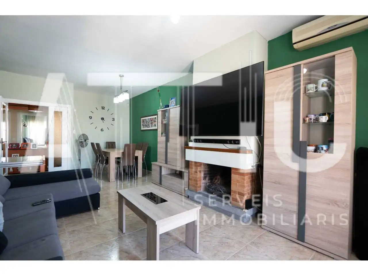 Sala de estar de Apartamento en venta en Sabadell con Aire acondicionado, Calefacción y Trastero