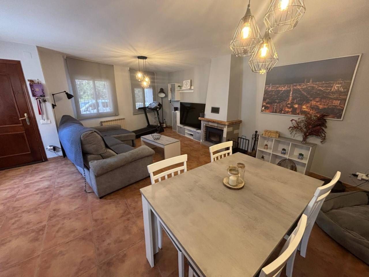 Living room of Single-family semi-detached for sale in Vilanova i la Geltrú  with Heating and Terrace