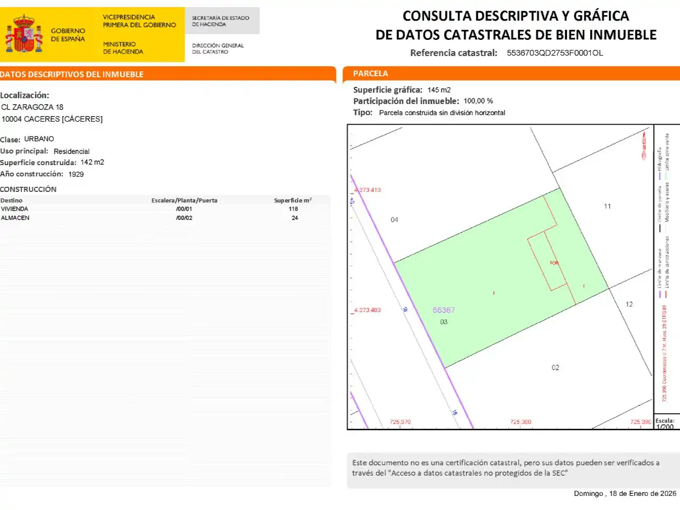 Residential for sale in Cáceres