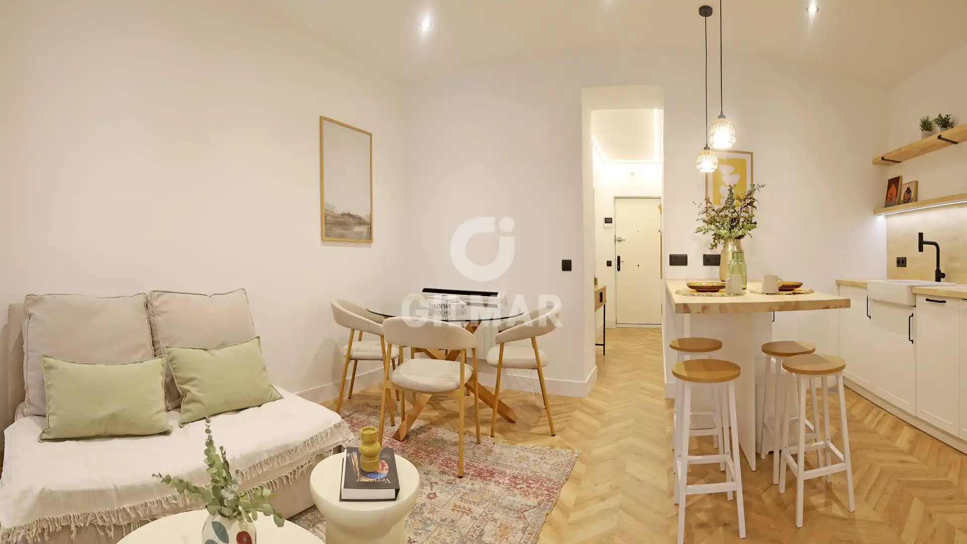 Sala de estar de Piso en venta en Madrid con Calefacción y Amueblado