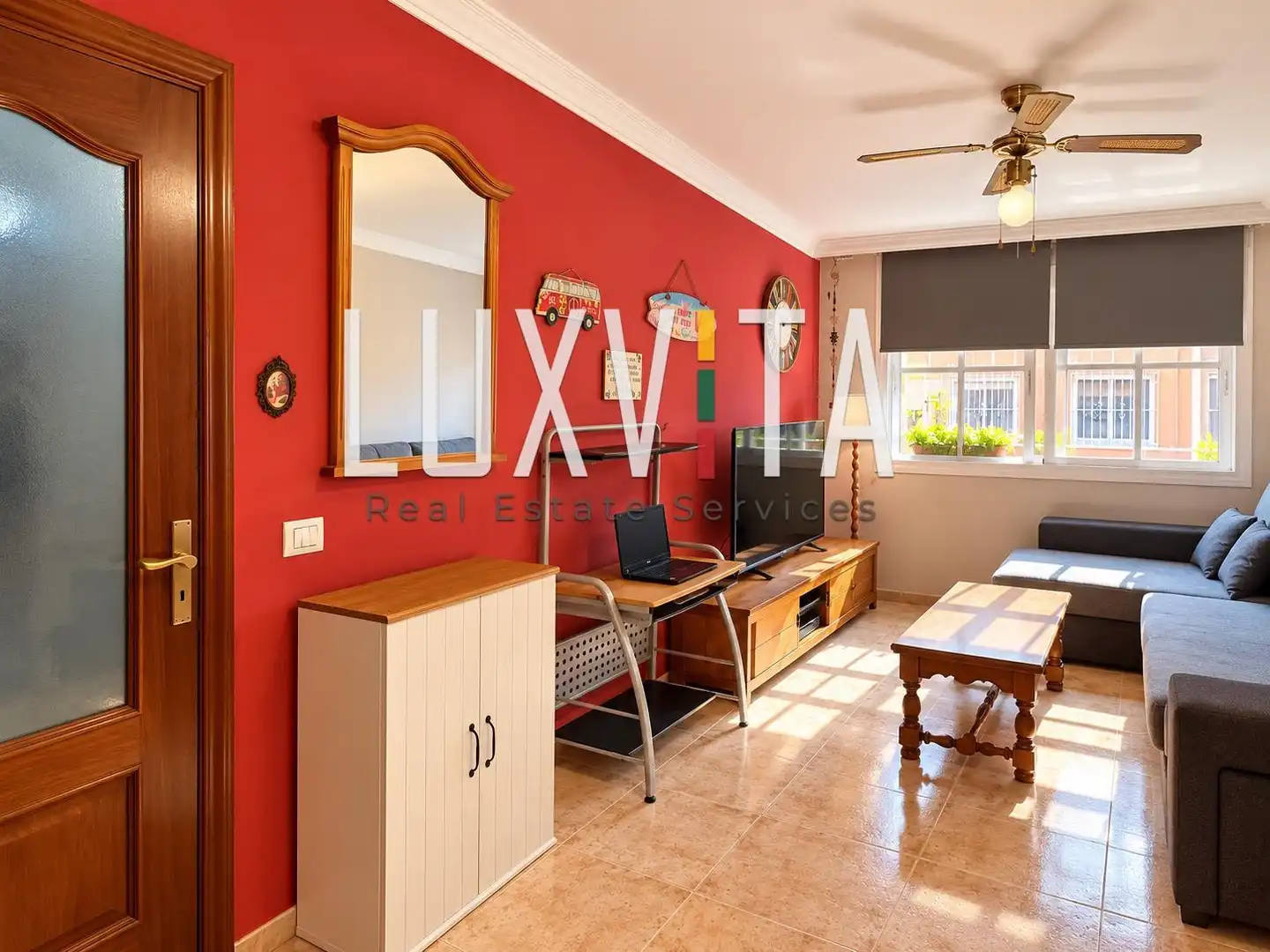 Living room of Flat for sale in Las Rosas