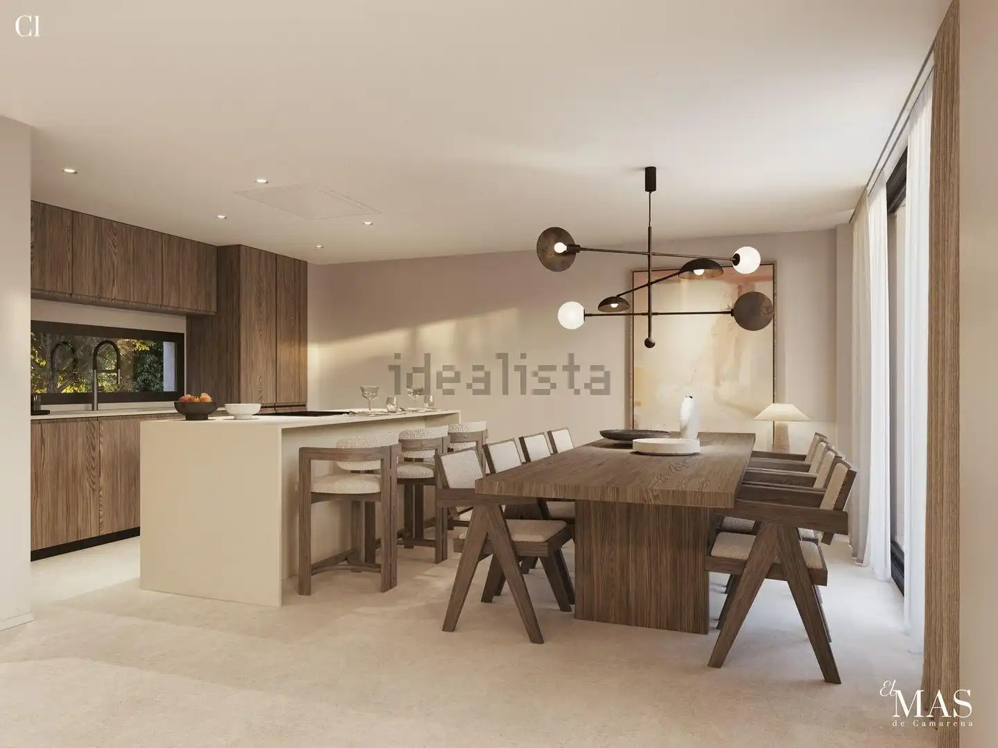 Cuina de Casa o xalet en venda en Bétera amb Aire condicionat, Jardí privat i Terrassa
