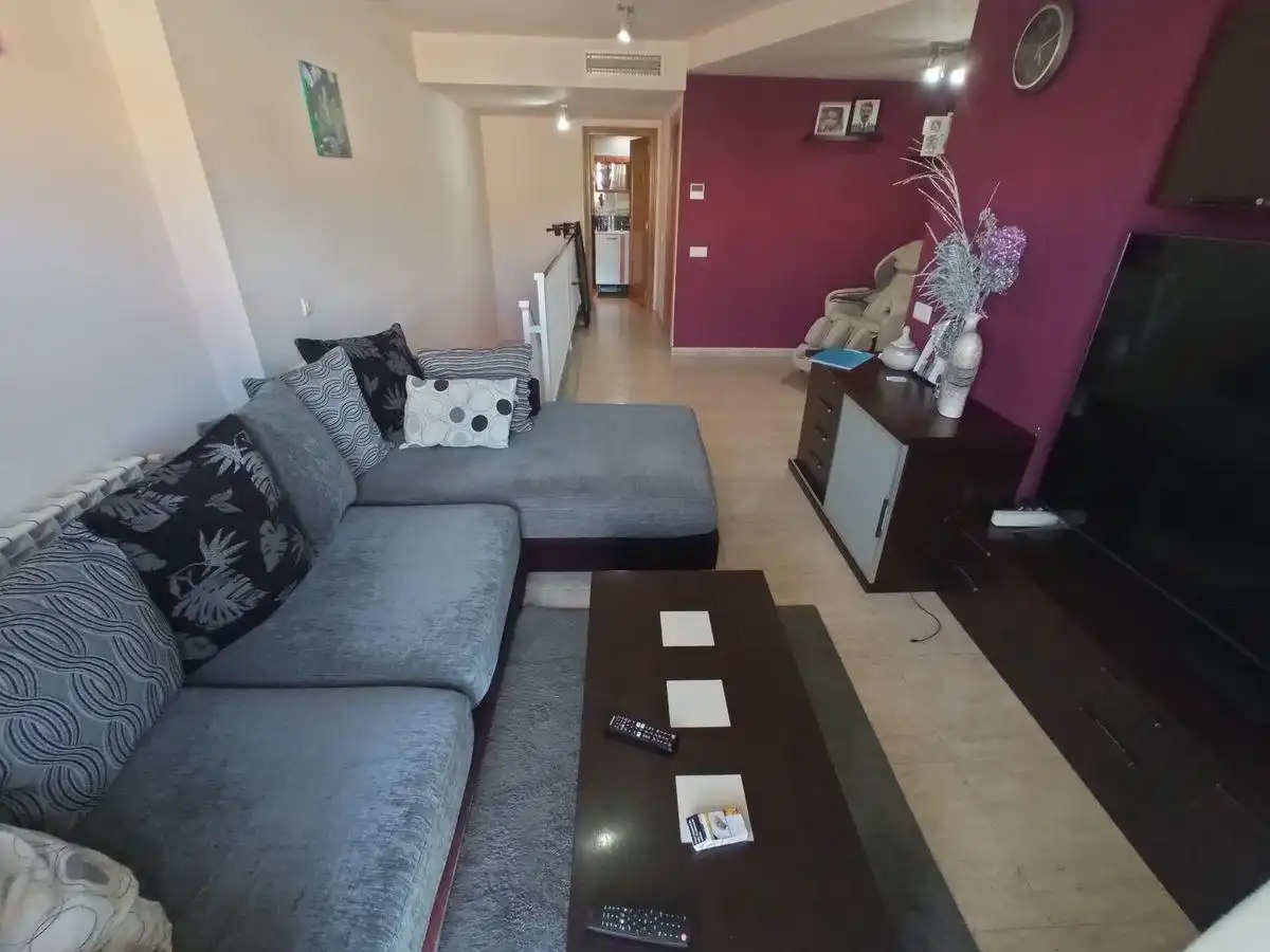 Sala de estar de Ático en venta en La Ràpita con Aire acondicionado, Terraza y Balcón