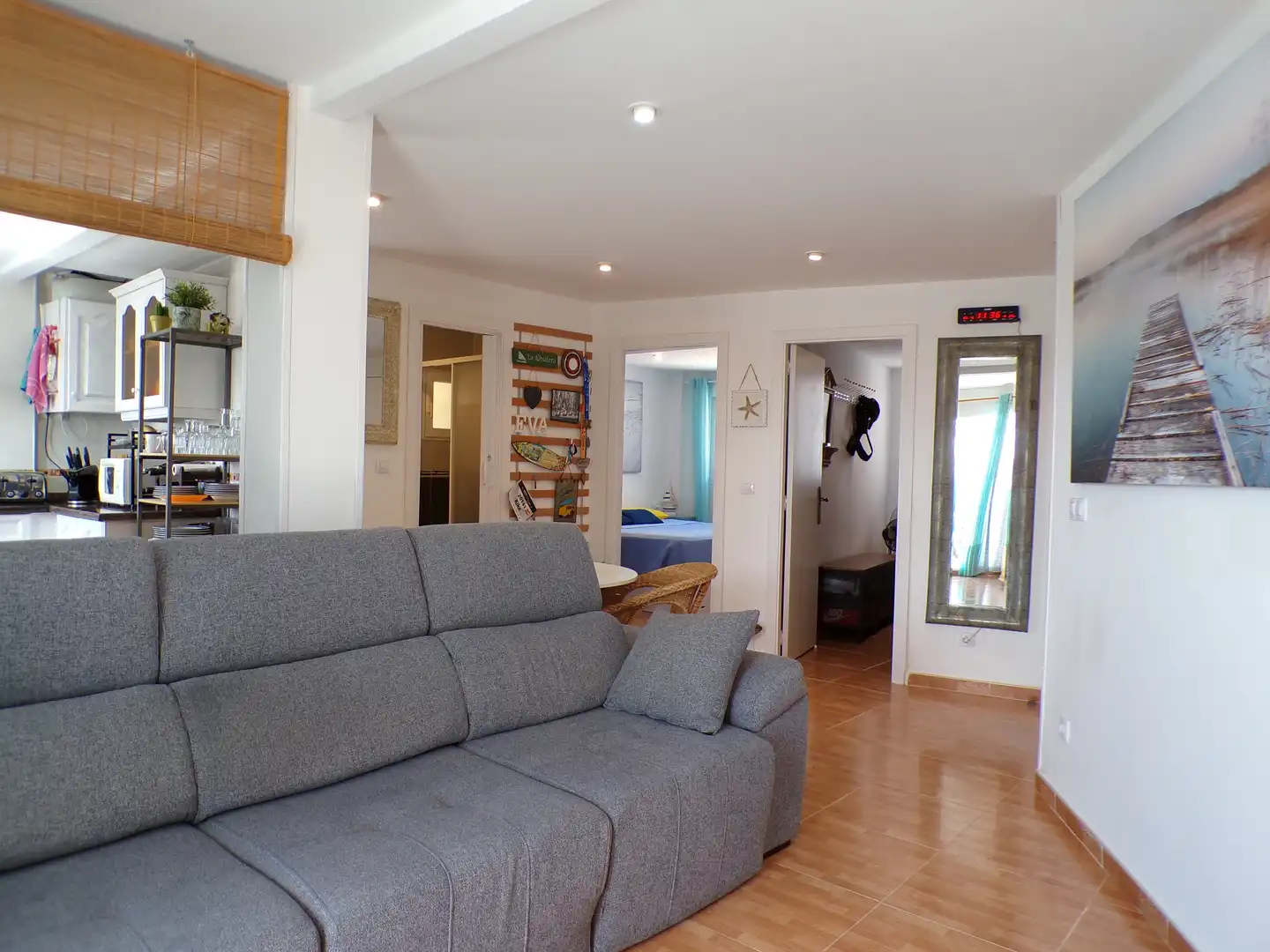 Wohnzimmer von Wohnungen zum Verkauf in Cullera mit Terrasse, Möbliert und Ofen
