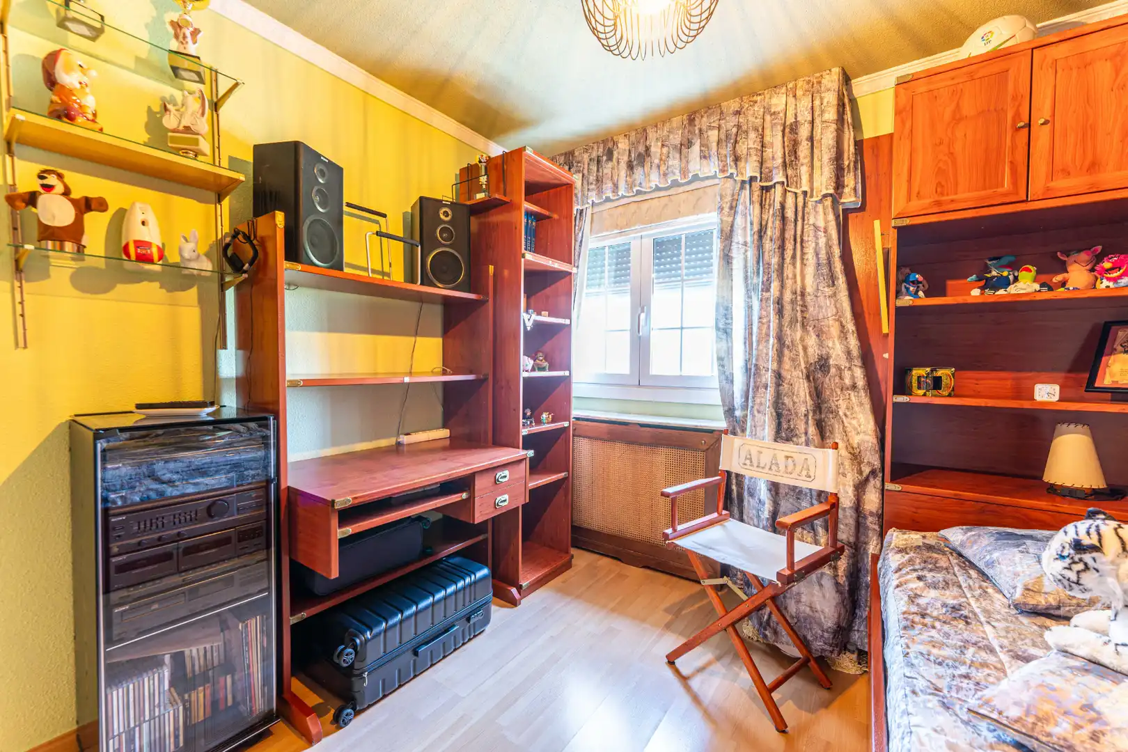 Bedroom of Flat for sale in Madrid  with Heating, Terrace and Furnished