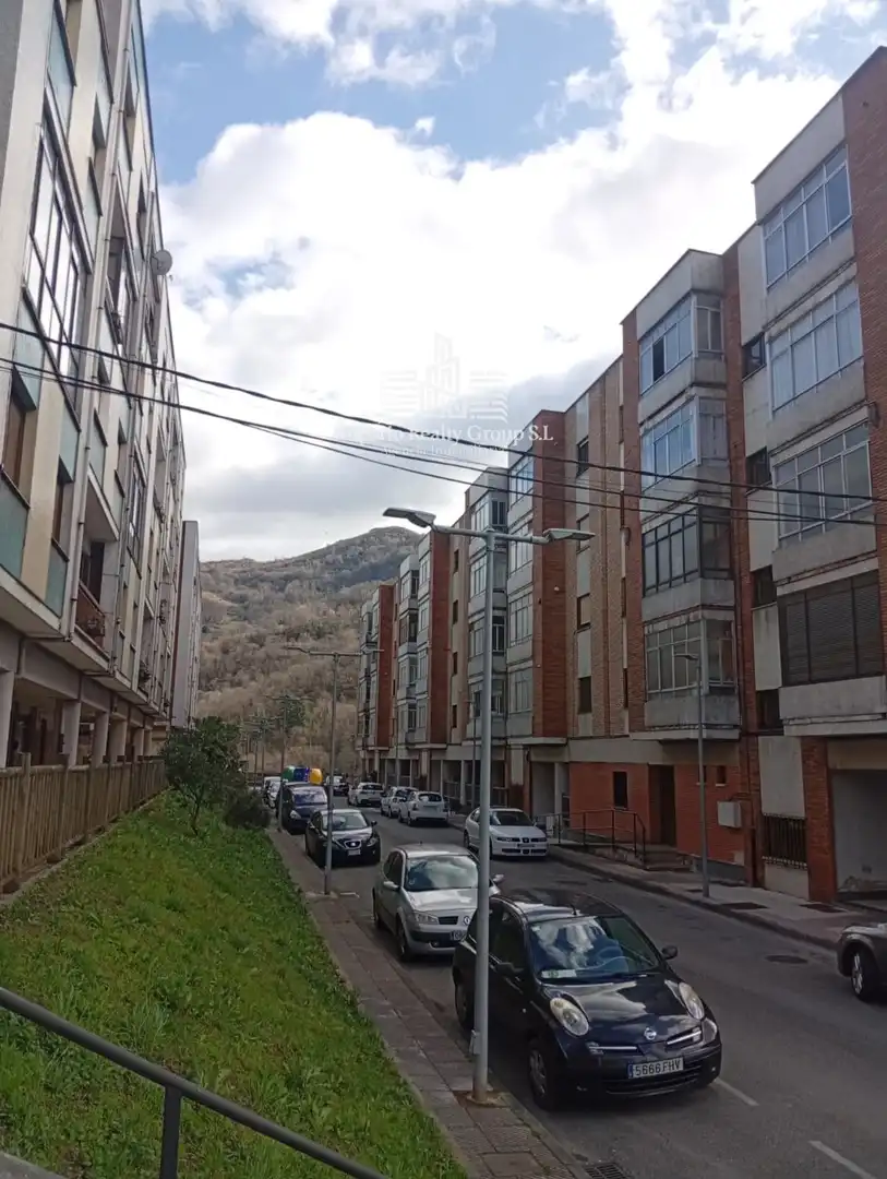Vista exterior de Piso en venta en Aller con Terraza y Amueblado