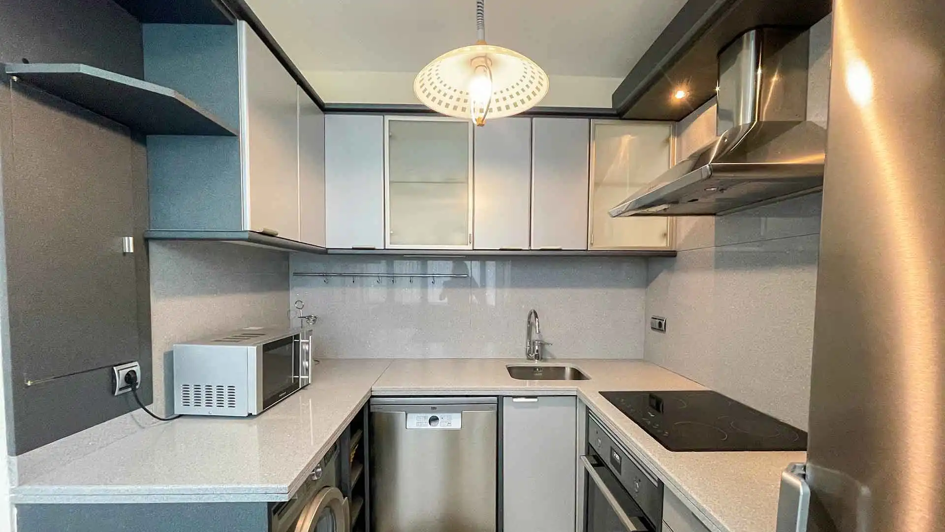 Kitchen of Apartments for rent in Marbella  with Air Conditioner, Terrace and Swimming Pool