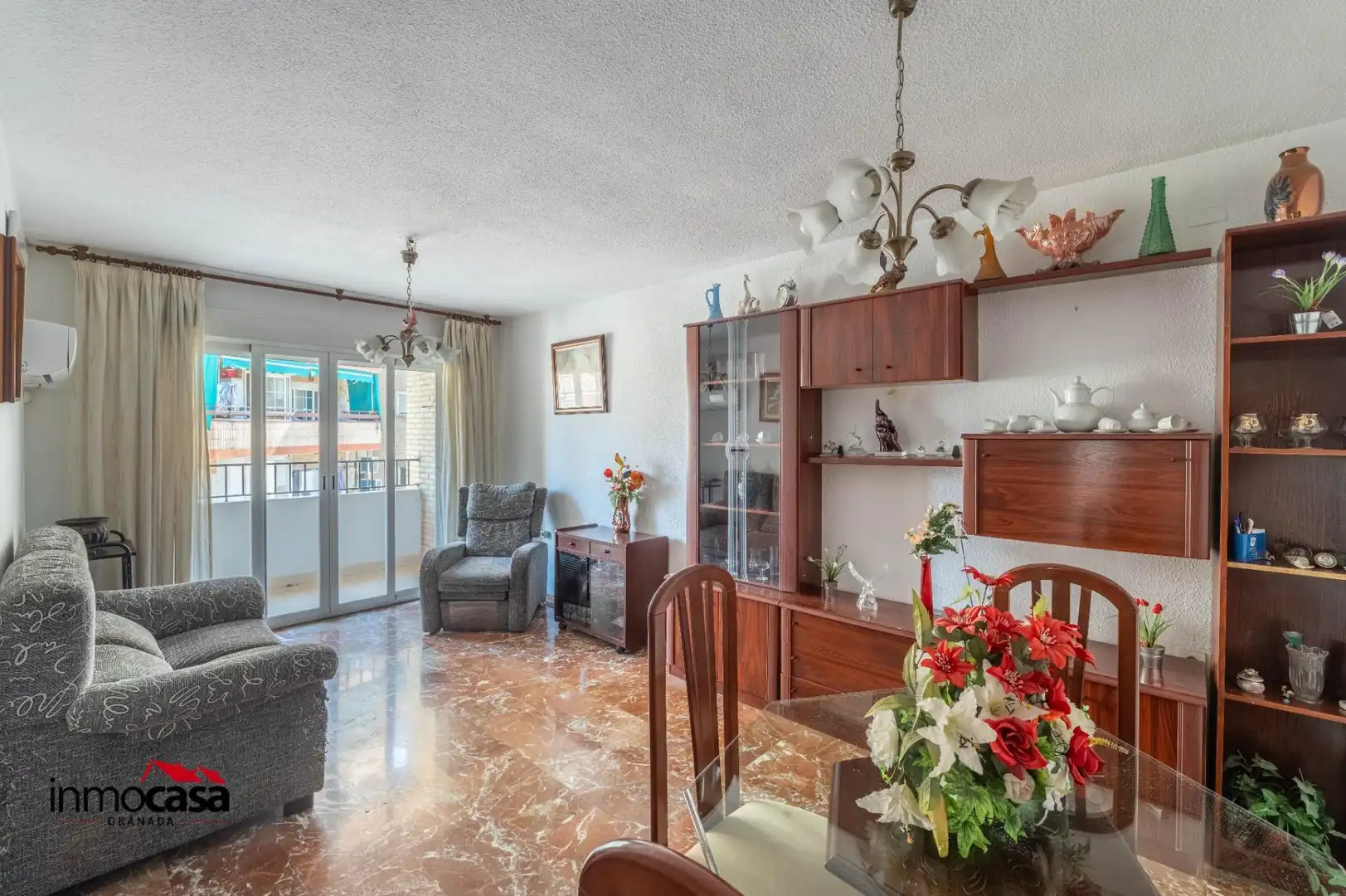 Sala de estar de Piso en venta en Granada con Aire acondicionado, Terraza y Balcón