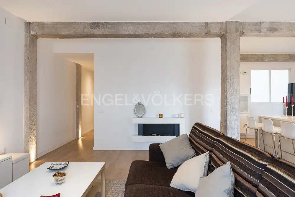 Living room of Flat for rent in Valencia  with Air Conditioner, Heating and Parquet flooring