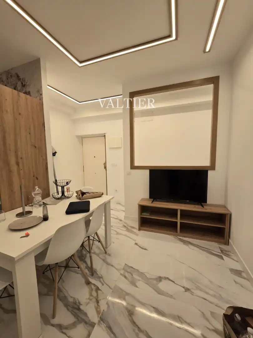 Living room of Flat for rent in Madrid  with Air Conditioner, Heating and Furnished