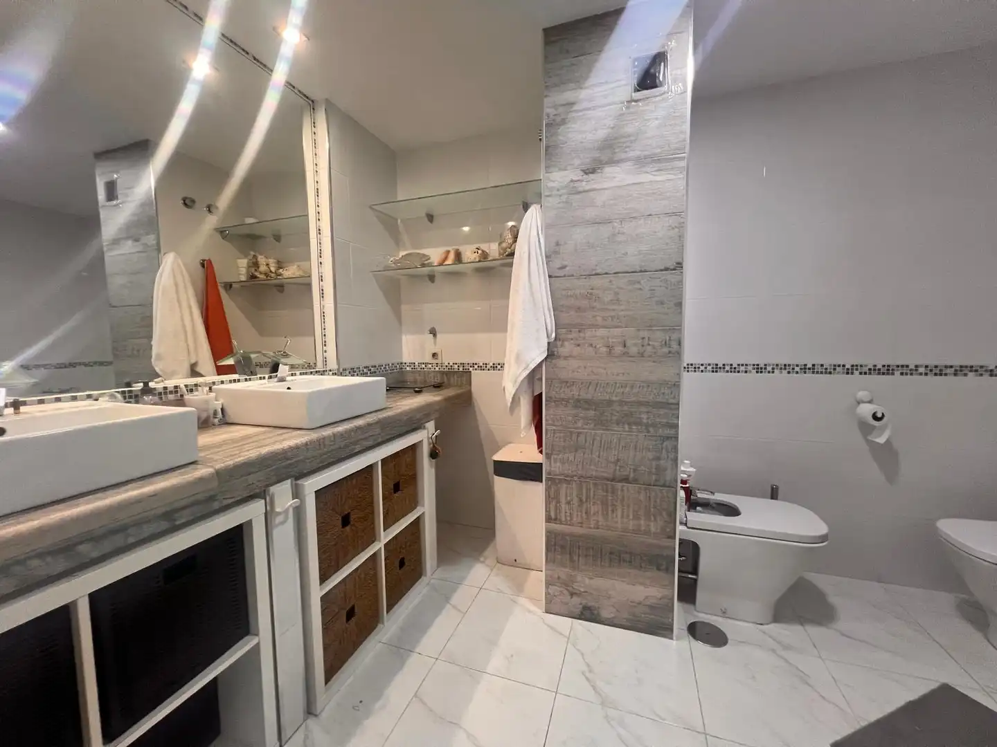Baño de Piso de alquiler en Las Palmas de Gran Canaria con Amueblado y Balcón