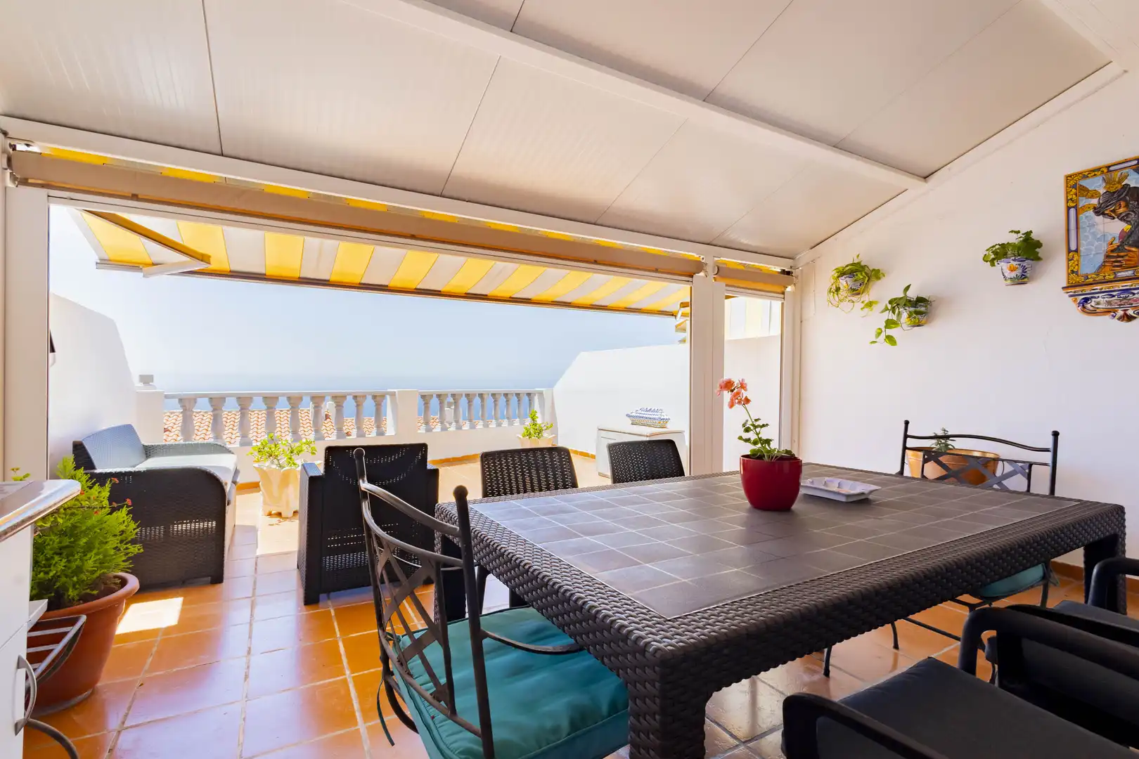 Terraza de Casa adosada en venta en El Rosario con Aire acondicionado, Jardín privado y Terraza