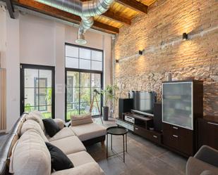 Living room of Apartment for sale in  Barcelona Capital  with Air Conditioner, Heating and Terrace