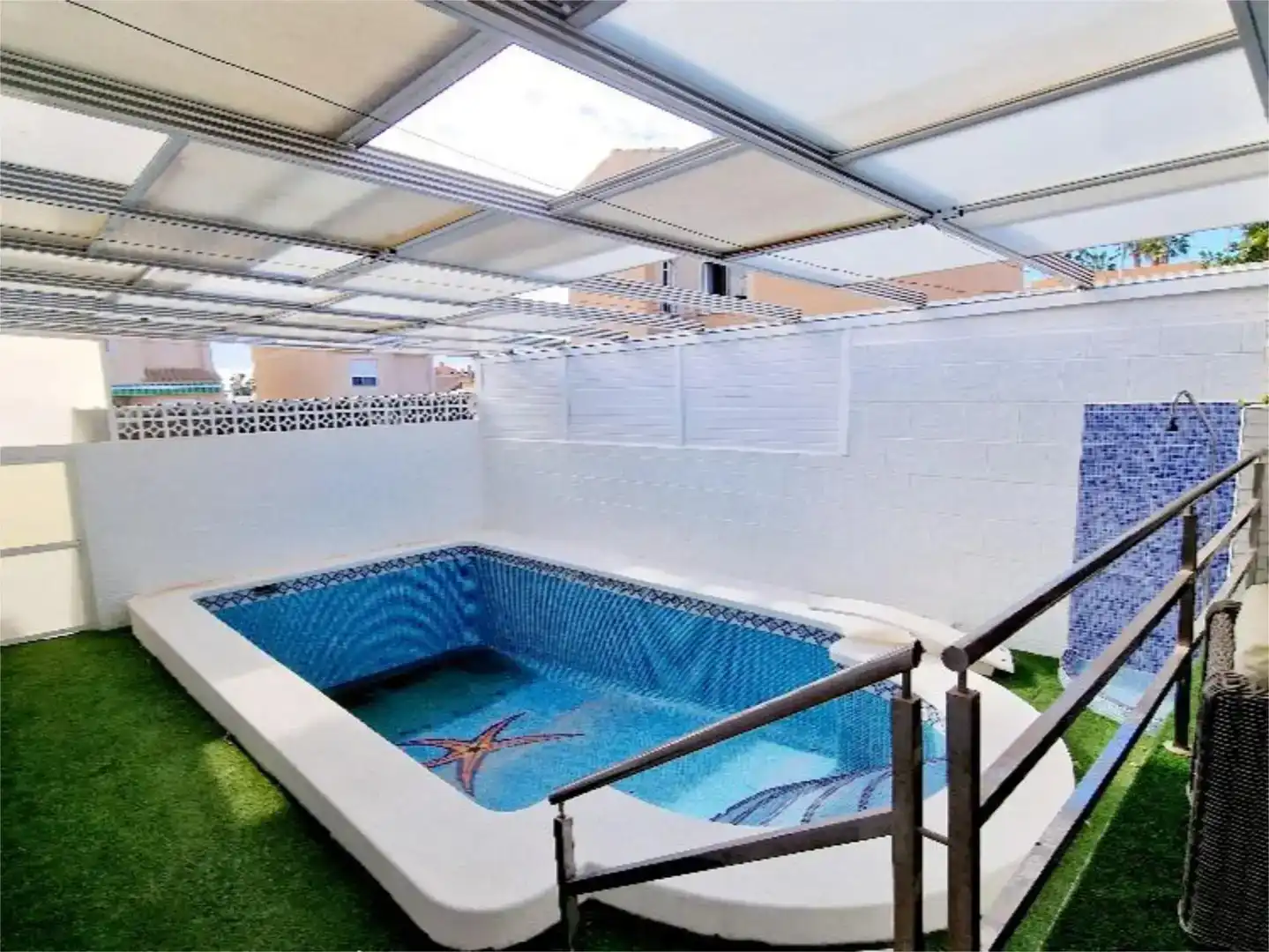 Piscina de Casa o xalet en venda en Mazarrón amb Aire condicionat, Piscina i Balcó
