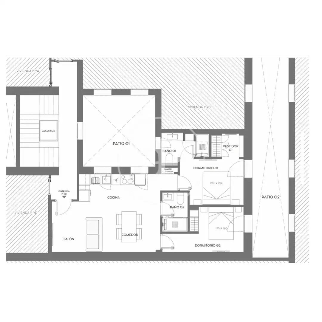 Flat with lift for sale in C. de Padilla, imagen 23