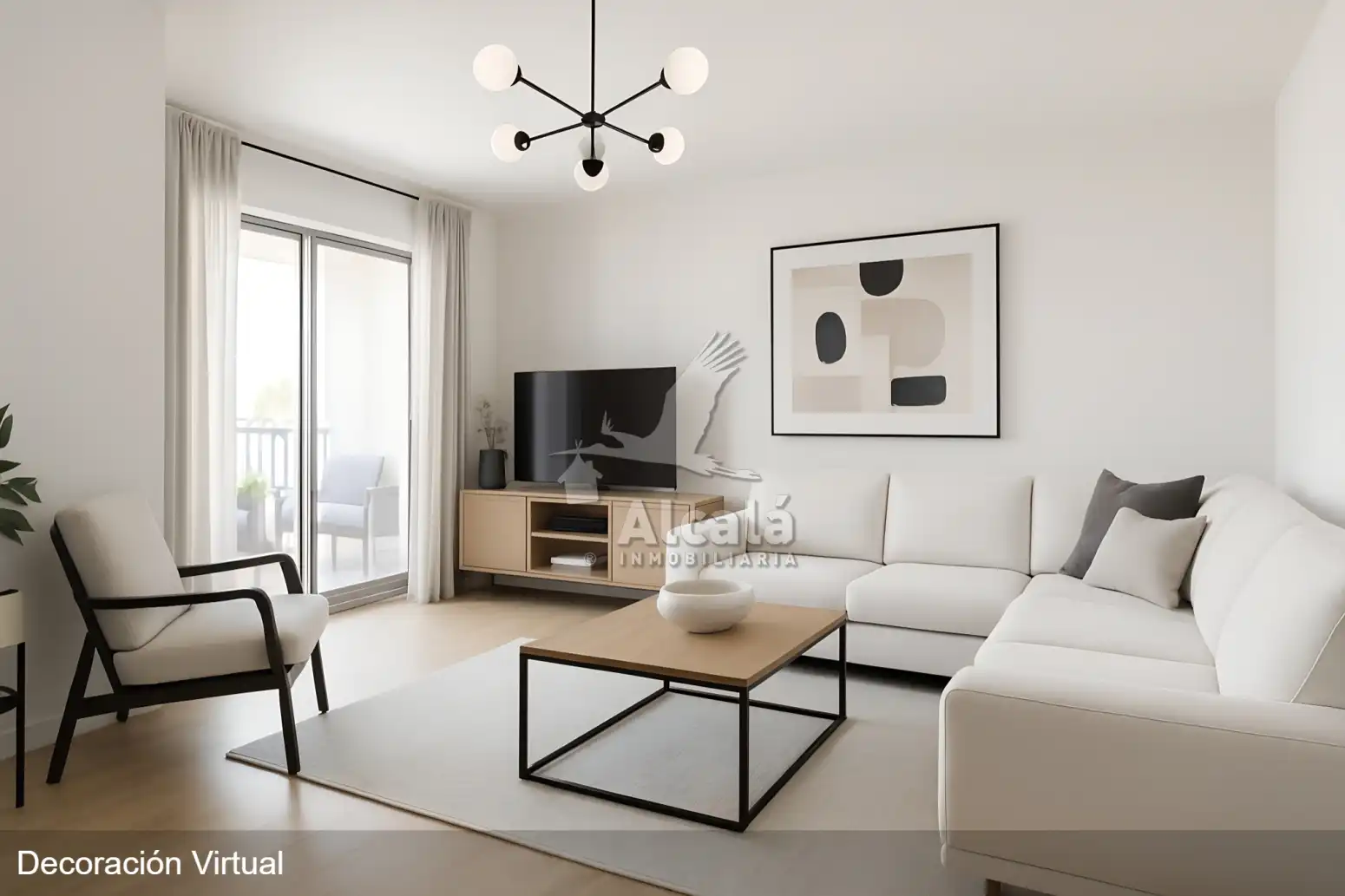 Sala de estar de Piso en venta en Madrid con Calefacción y Terraza
