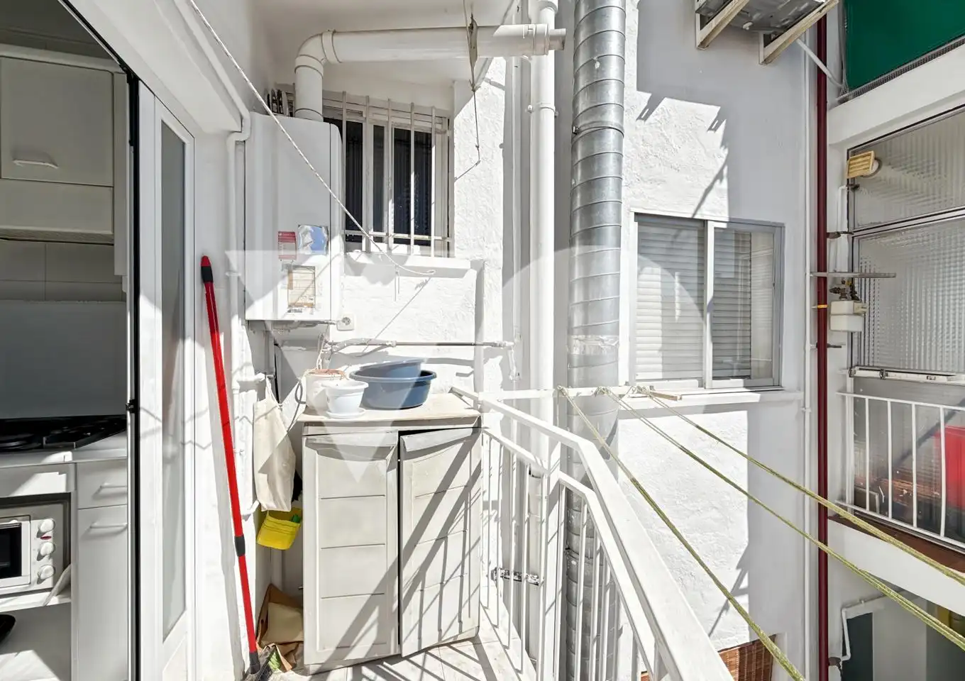 Balcony of Flat for sale in Madrid  with Air Conditioner, Heating and Terrace