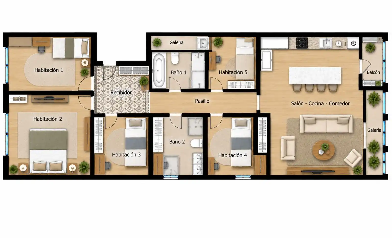 Flat for sale in Centre