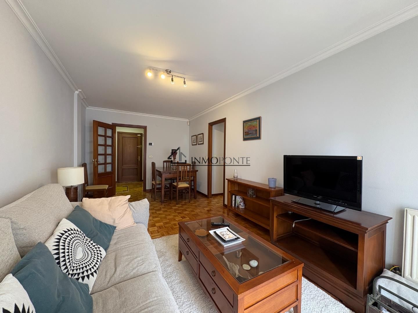 Living room of Flat to rent in Pontevedra Capital 