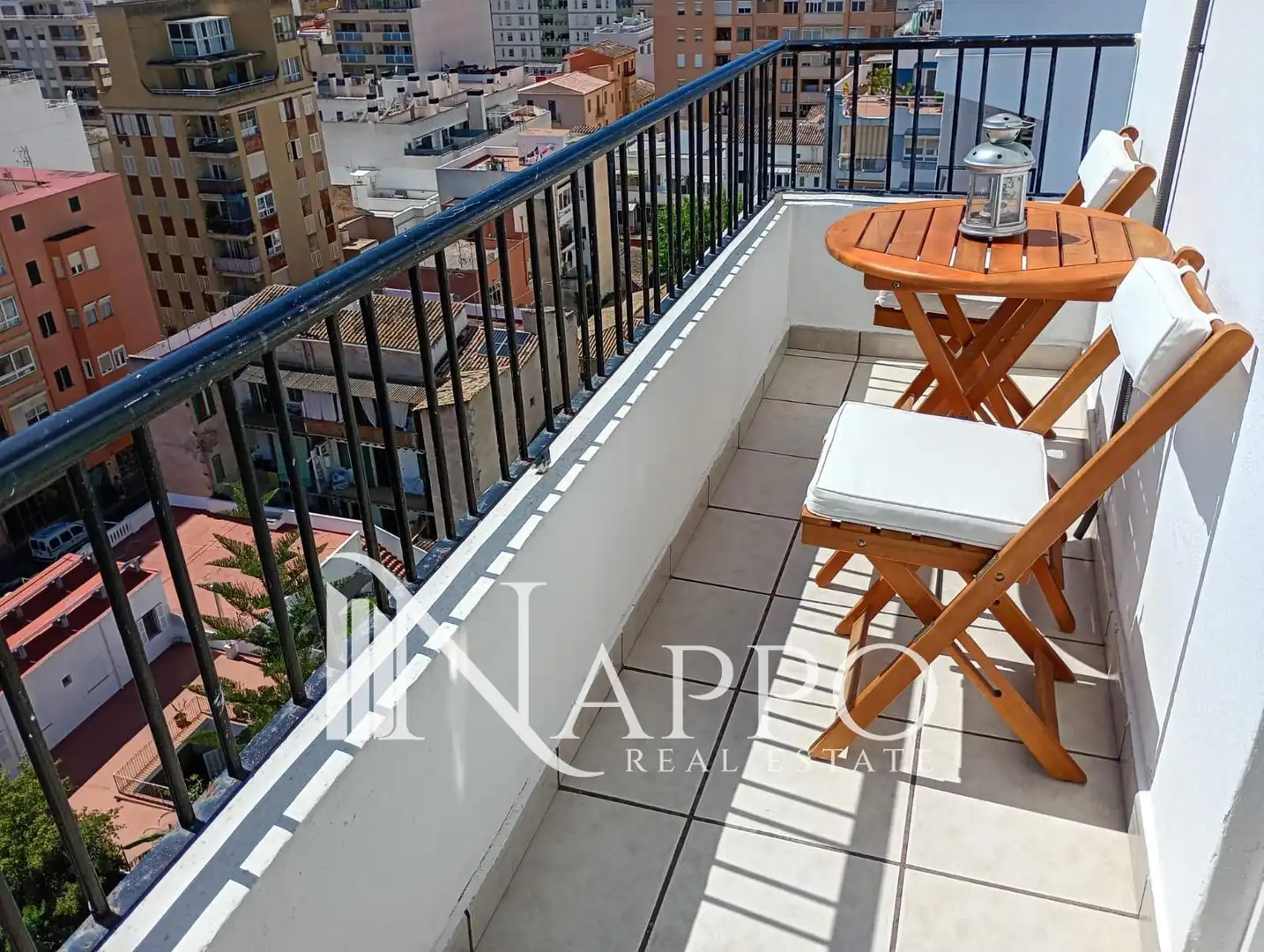 Balcony of Attic for rent in  Palma de Mallorca  with Air Conditioner, Heating and Terrace