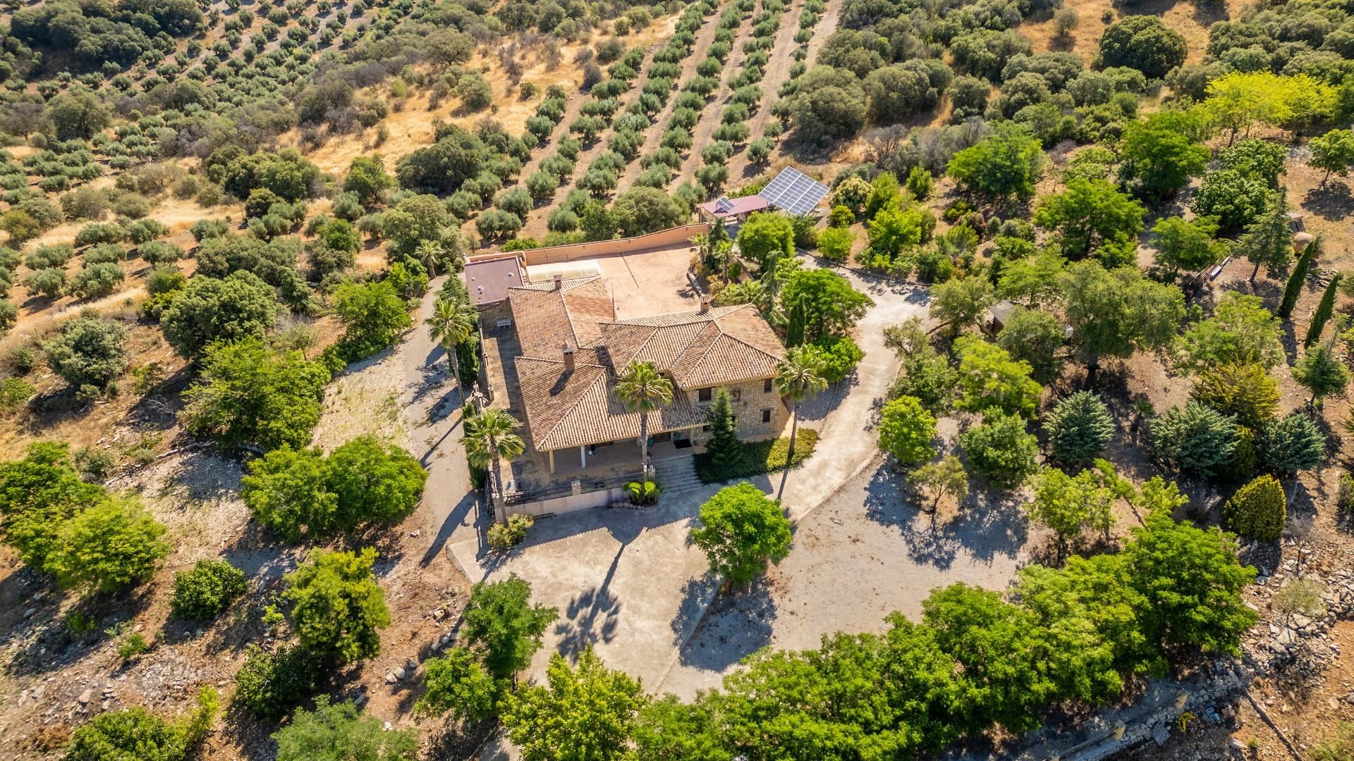 Vista exterior de Finca rústica en venda en Colomera amb Aire condicionat, Calefacció i Jardí privat