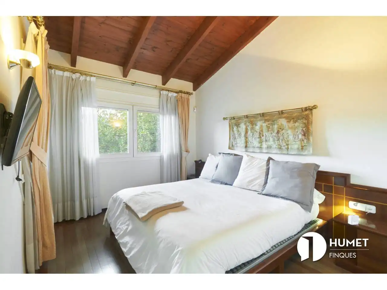 Bedroom of Houses for sale in Sant Cugat del Vallès  with Air Conditioner, Heating and Private garden