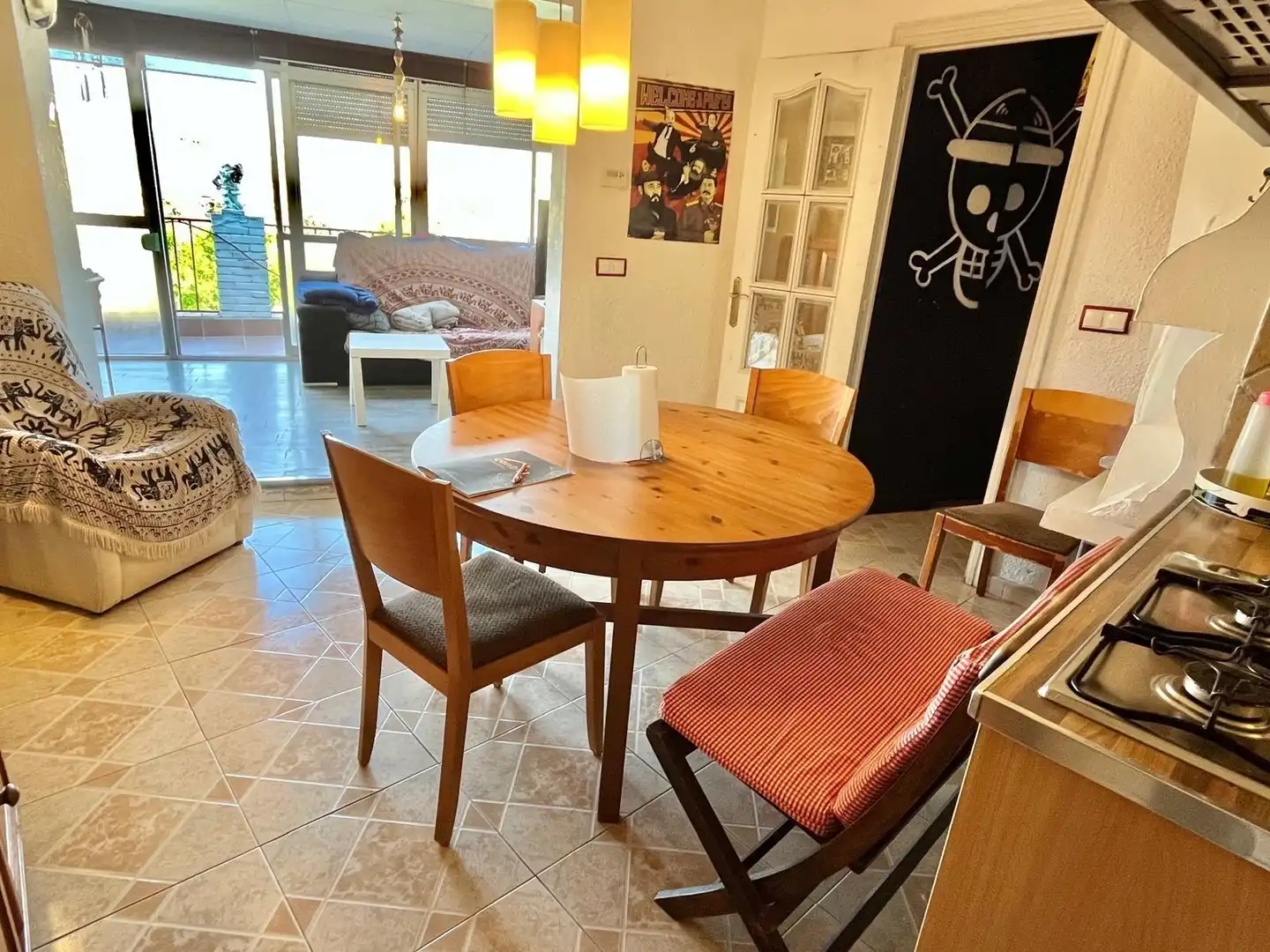 Dining room of Attic for sale in Ripollet  with Air Conditioner, Heating and Balcony
