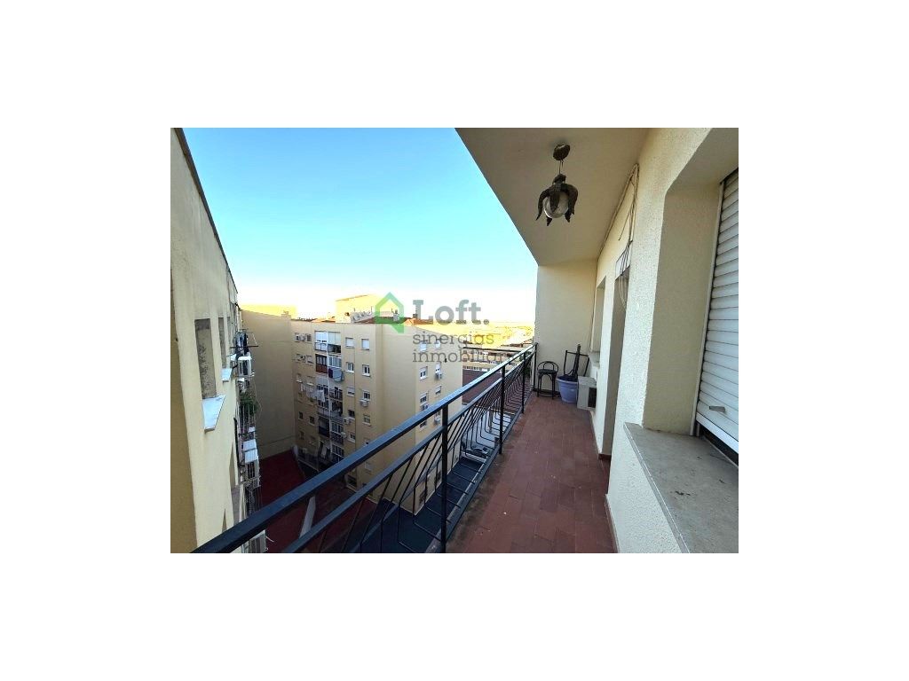 Balcony of Flat for sale in Badajoz Capital