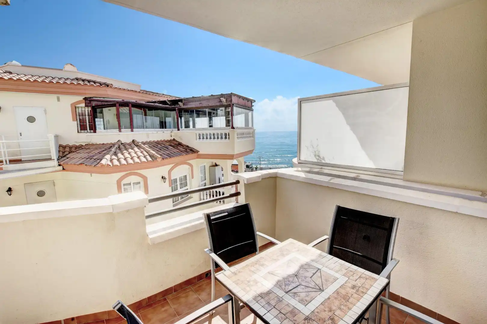 Terrassa de Apartament en venda en Benalmádena amb Aire condicionat, Terrassa i Piscina comunitària