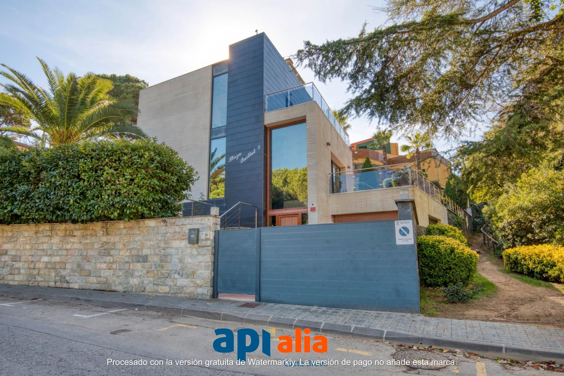 Exterior view of House or chalet for sale in Blanes  with Heating, Private garden and Swimming Pool