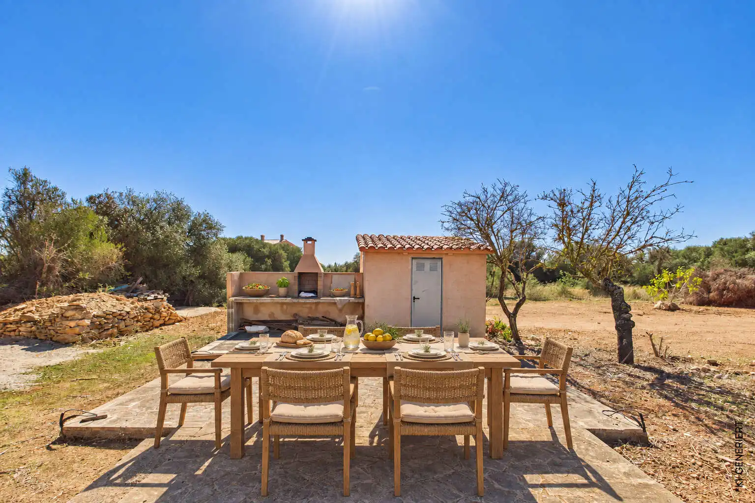 Casa rústica amb terrassa en venda a Ses Salines Poble, imagen 4