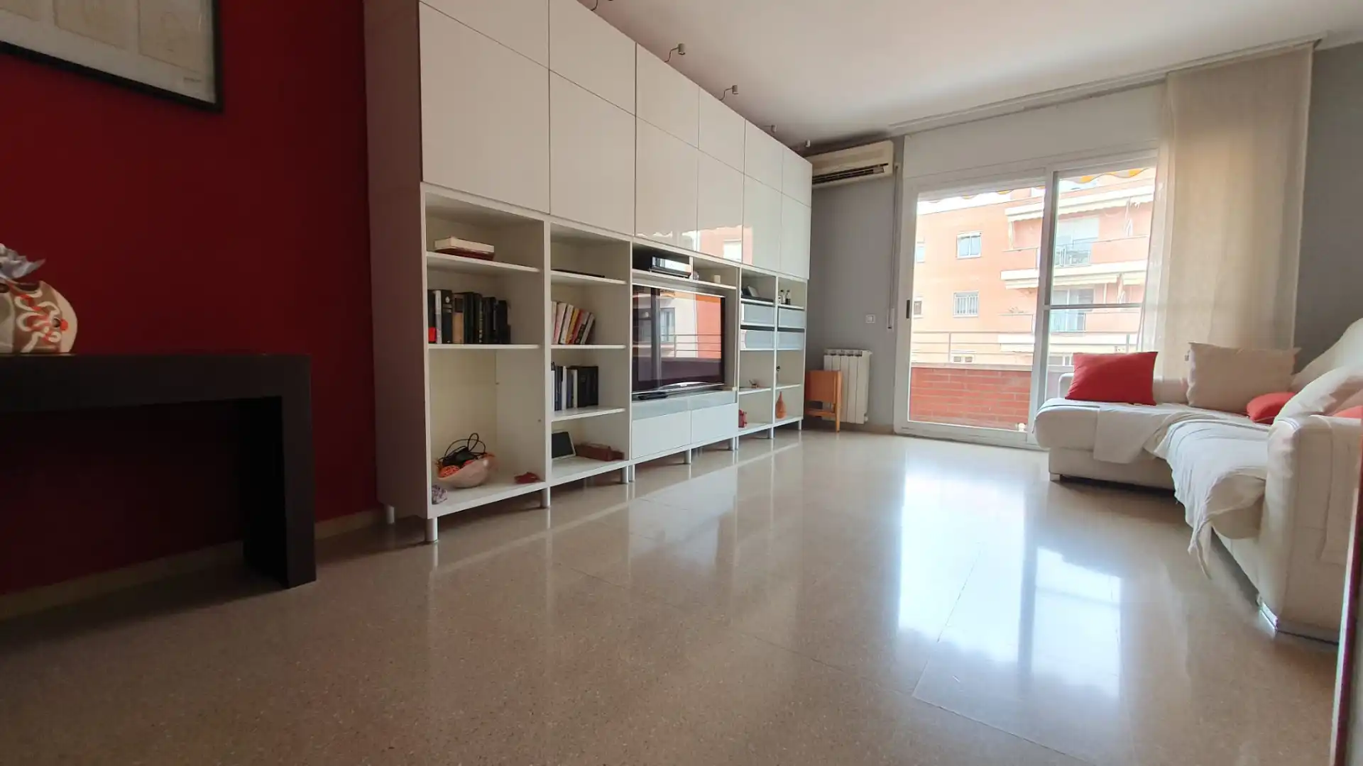 Sala d'estar de Pis en venda en Barcelona amb Aire condicionat, Calefacció i Balcó