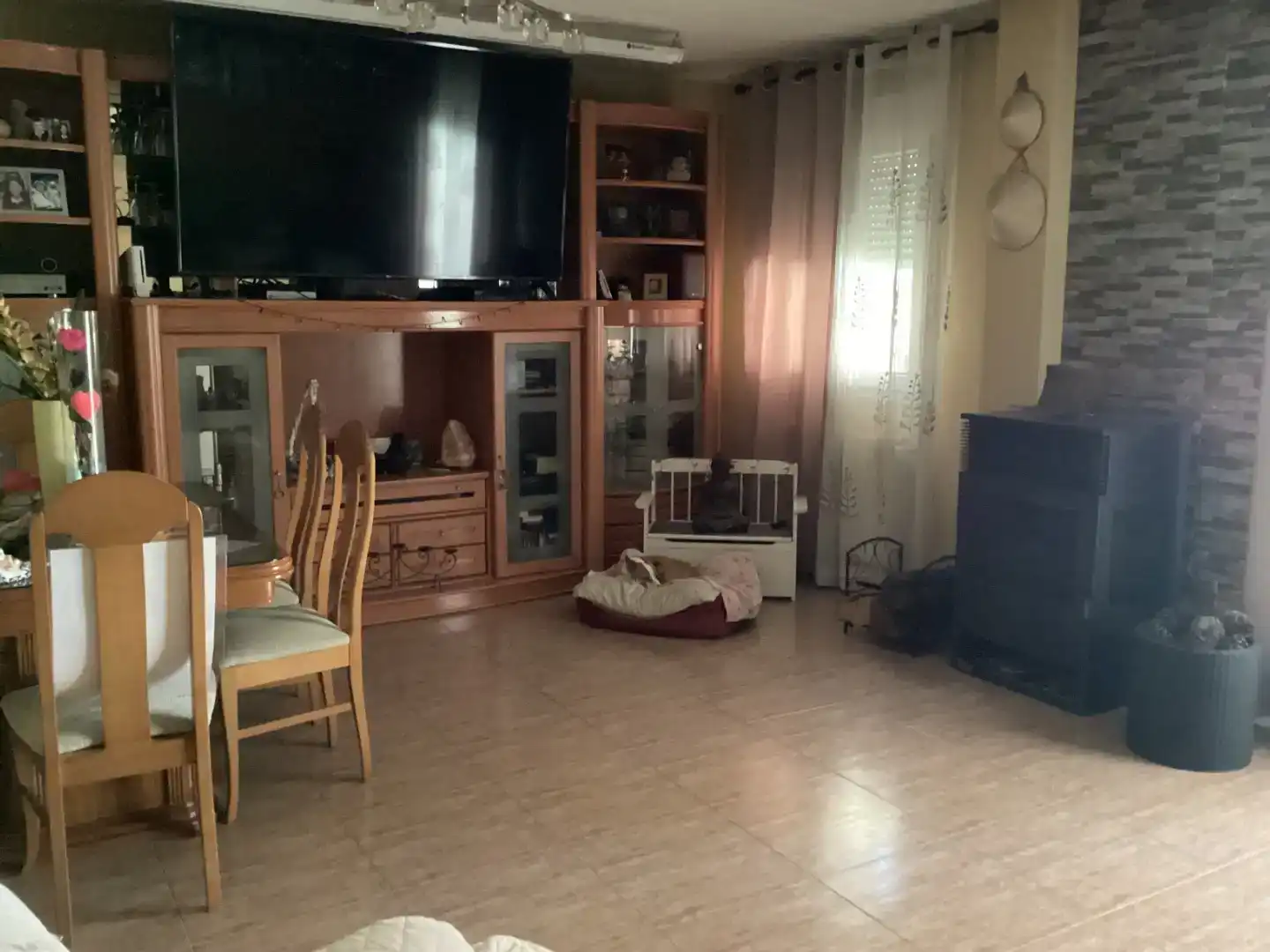 Sala d'estar de Pis en venda en Torrejón de Velasco amb Aire condicionat, Jardí privat i Parquet