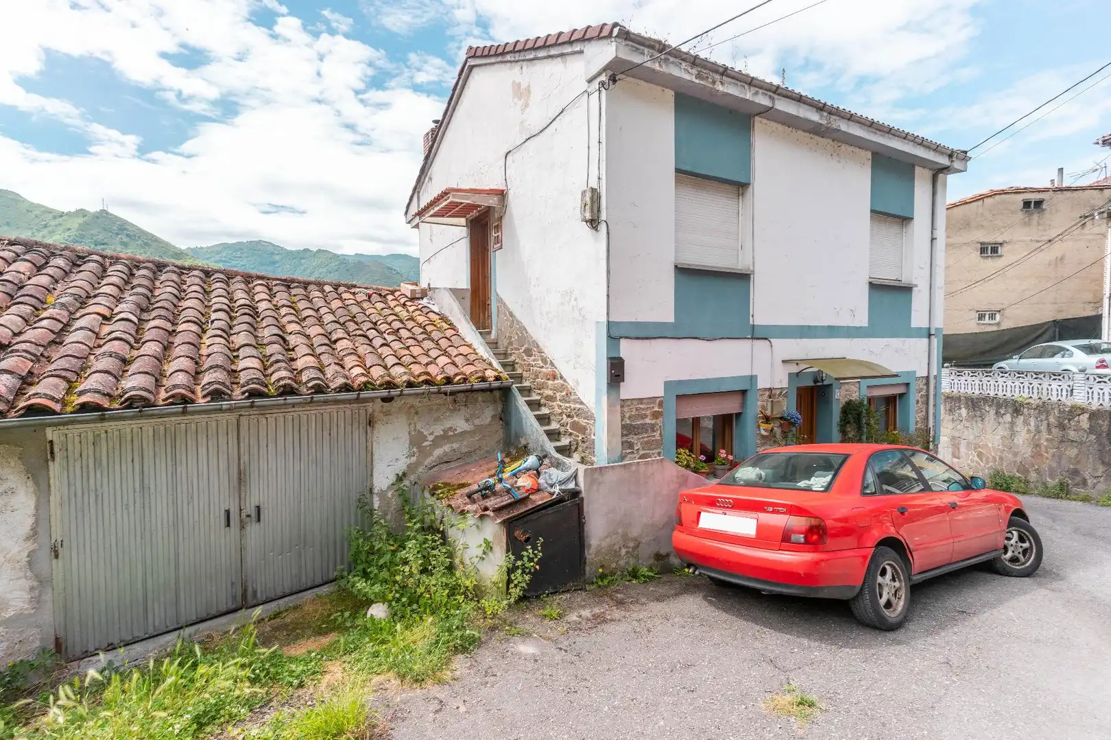 Vista exterior de Garaje en venta en Aller