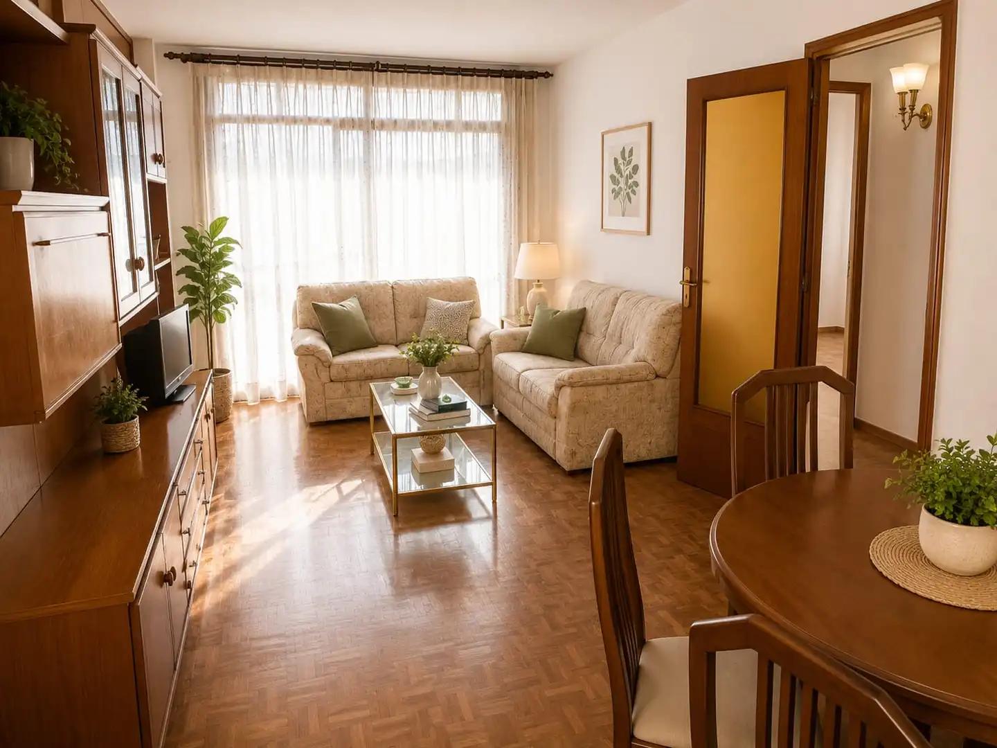 Sala d'estar de Pis en venda en Barcelona amb Balcó