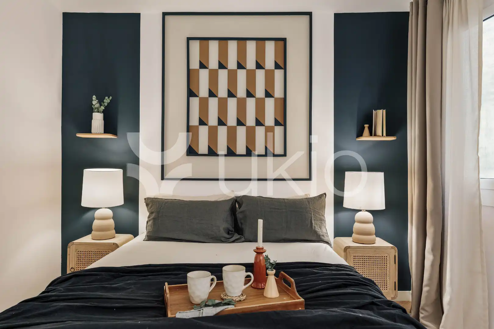 Bedroom of Apartments for rent in Barcelona  with Air Conditioner, Heating and Terrace