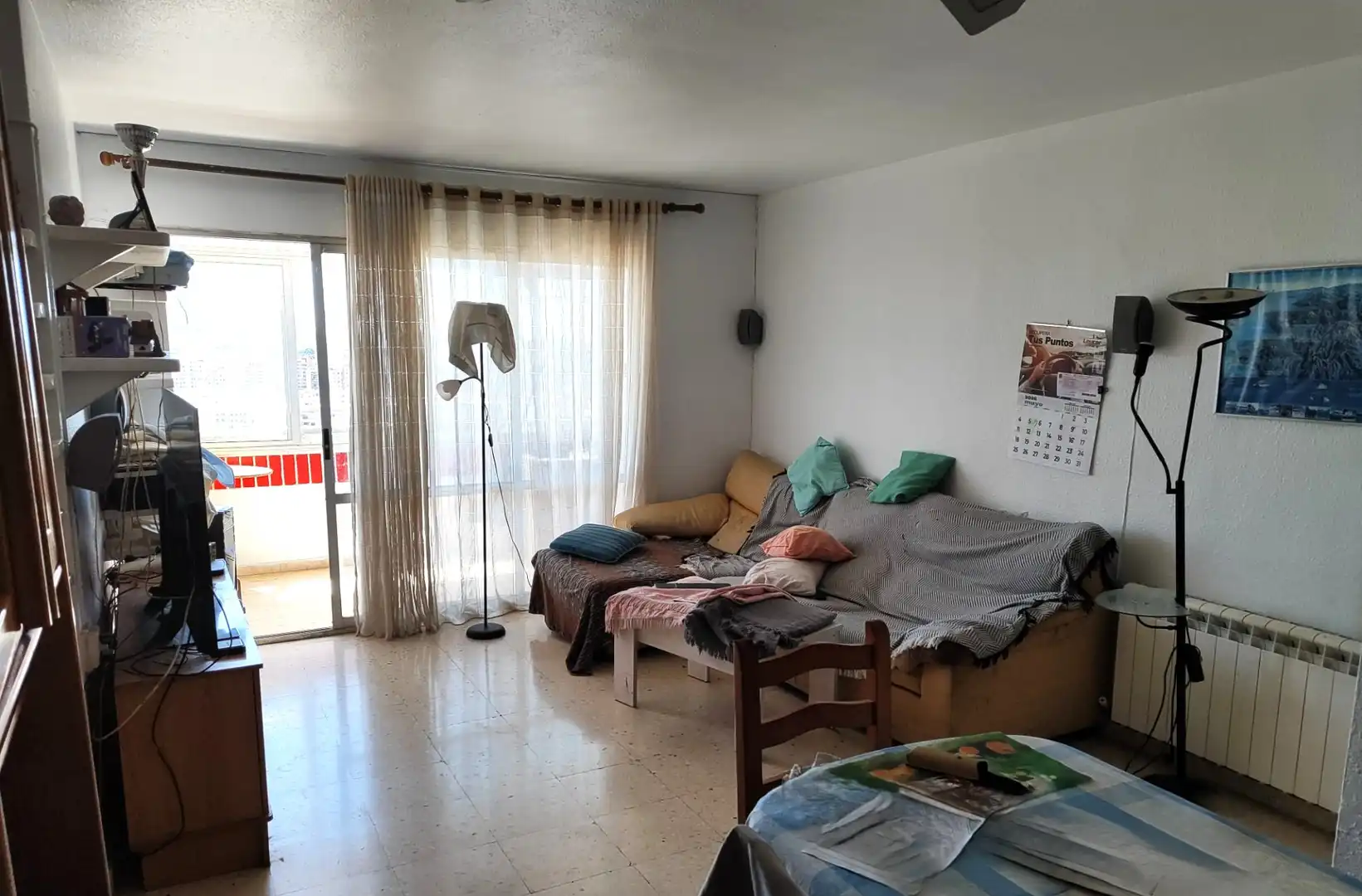 Sala d'estar de Pis en venda en Alicante / Alacant amb Calefacció, Moblat i Balcó
