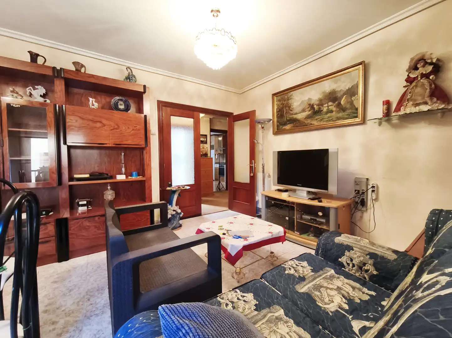 Living room of Houses for sale in Lanciego / Lantziego  with Heating, Terrace and Balcony
