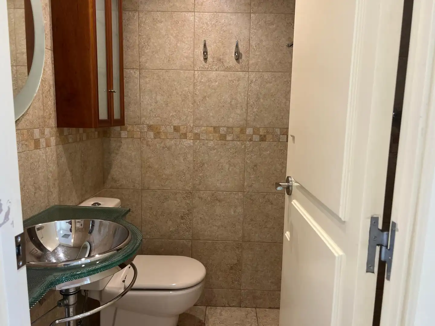 Bathroom of Flat for rent in Barcelona  with Air Conditioner, Heating and Private garden
