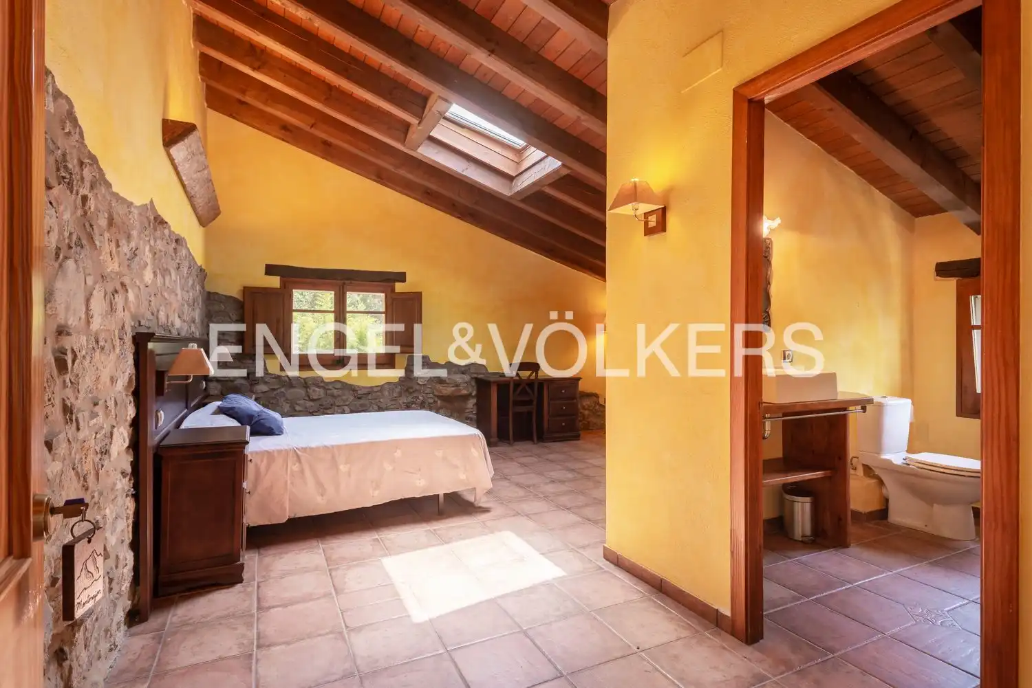 Habitación de Casa o chalet en venta en La Vall de Bianya con Calefacción, Jardín privado y Terraza