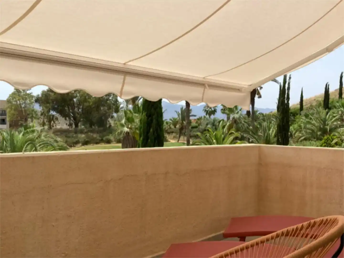 Terrassa de Casa adosada de lloguer en Vera amb Aire condicionat, Piscina i Moblat
