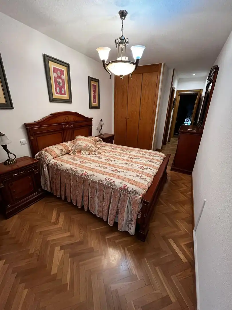Bedroom of Flat for rent in Móstoles  with Air Conditioner, Heating and Parquet flooring