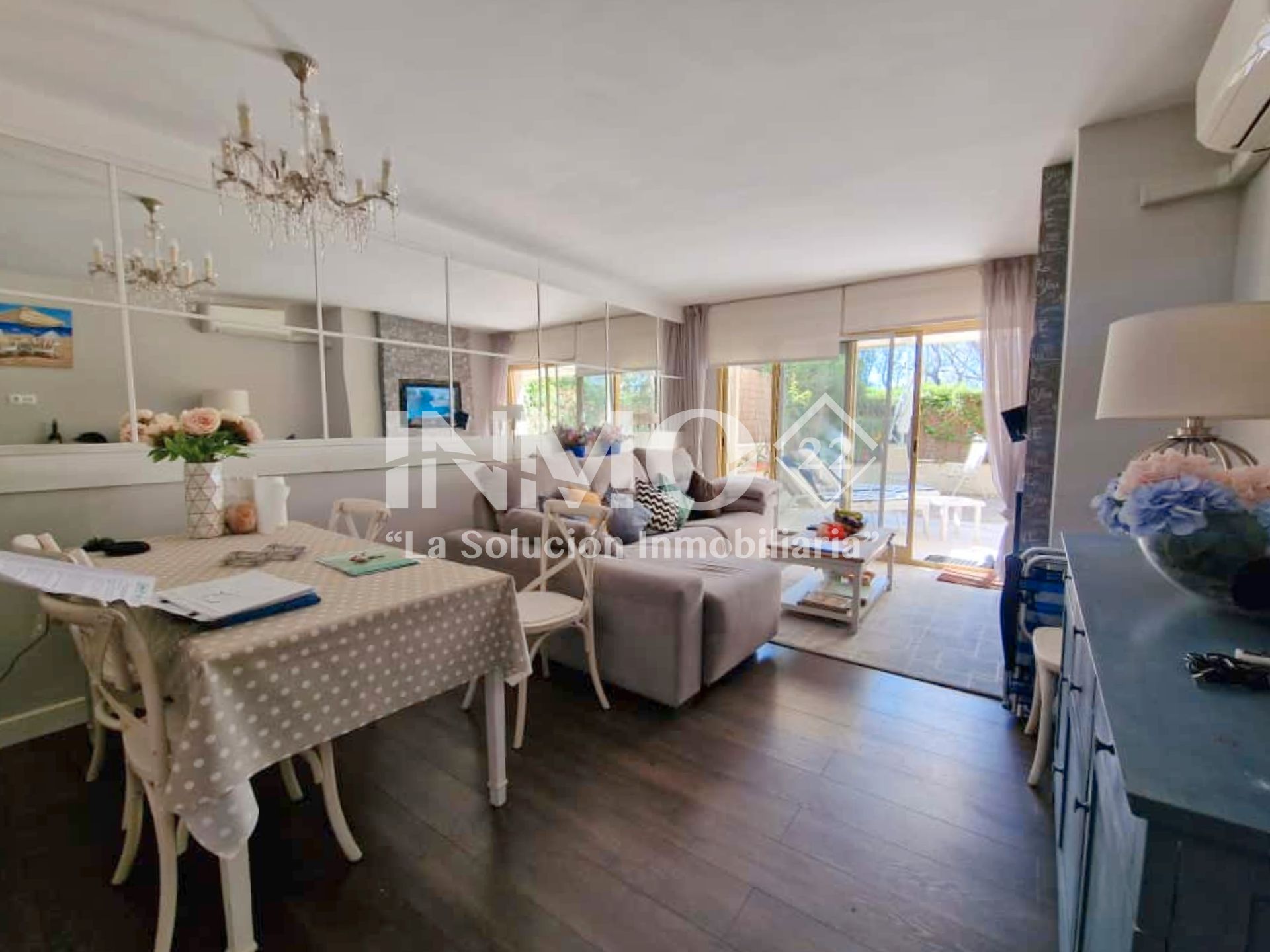 Living room of Apartment for sale in Cambrils  with Air Conditioner, Private garden and Terrace