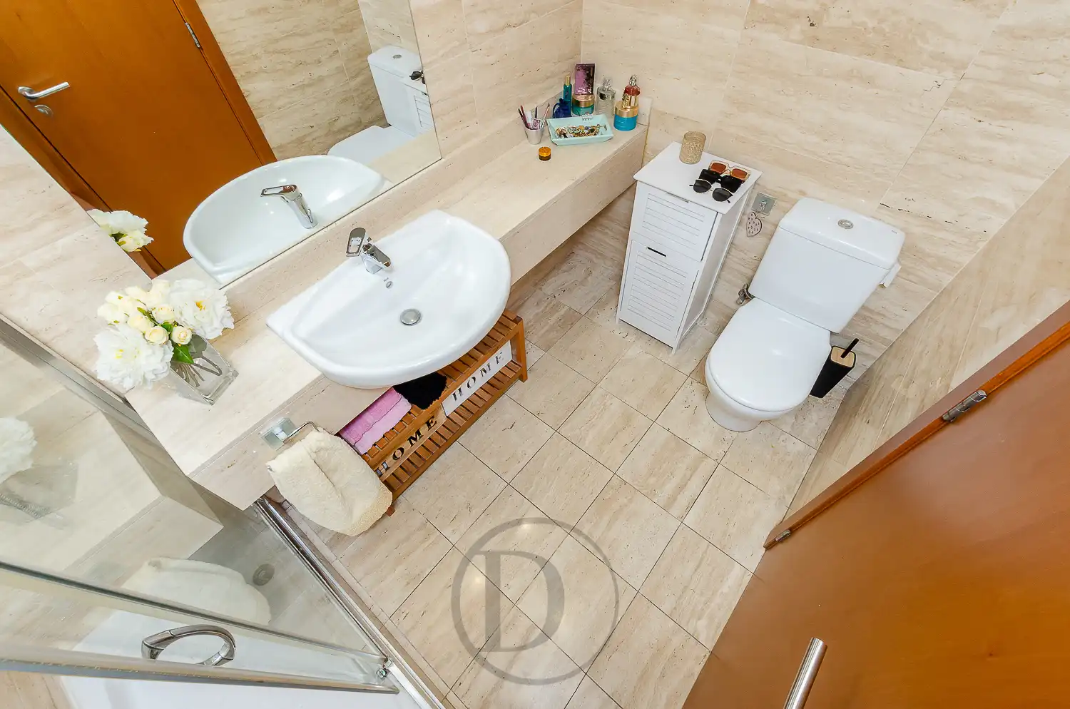 Badezimmer von Wohnung zum Verkauf in Esplugues de Llobregat mit Klimaanlage, Terrasse und Balkon