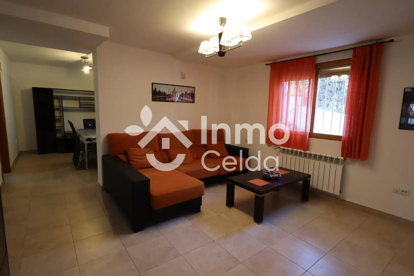 Sala de estar de Casa adosada en venta en Chiva con Calefacción, Jardín privado y Terraza