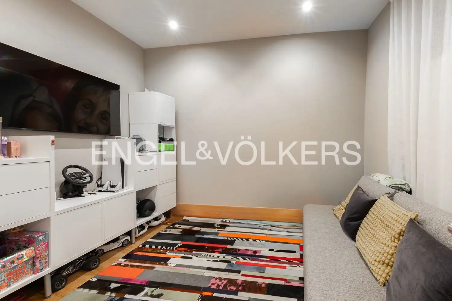 Sala de estar de Apartamento en venta en Valencia con Aire acondicionado, Calefacción y Parquet