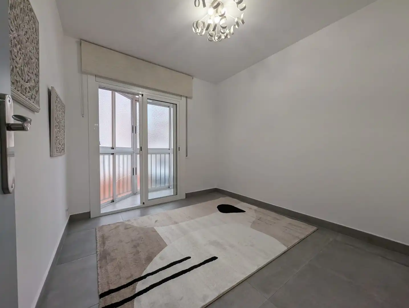 Bedroom of Attic for rent in Badalona  with Air Conditioner, Parquet flooring and Terrace